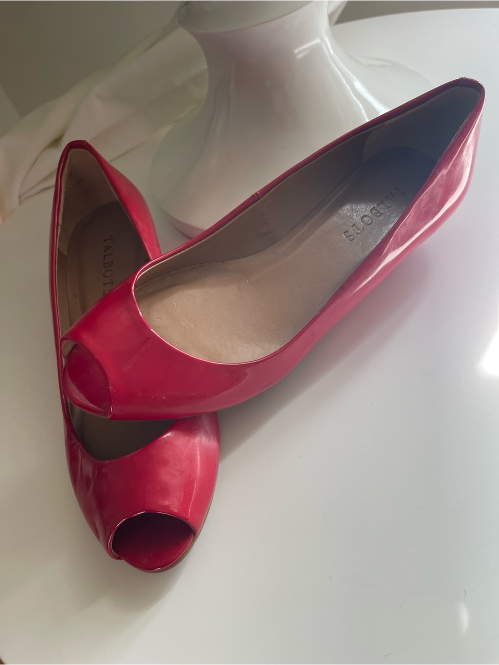 Talbots Red Open Toe - Picture 2 of 6